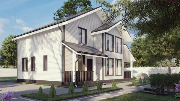 Каркасный дом Венера-2 10x10 Каркасный дом Венера-2 10x10