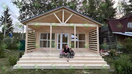 Дачный дом Орбита 60 6х10