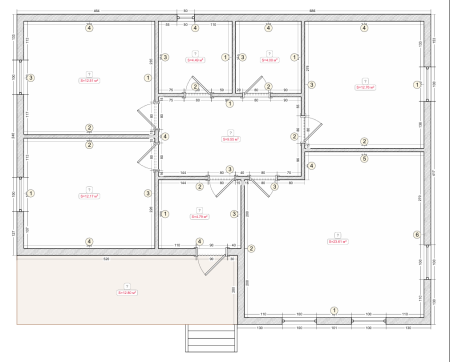Каркасный дом Комфорт - 4 9х12 Каркасный дом Комфорт - 4 9х12