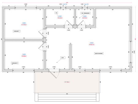 Модульный дом Фараон-2 12x8 м