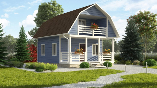 Дачный дом Престиж-5 6х8 Дачный дом Престиж-5 6х8