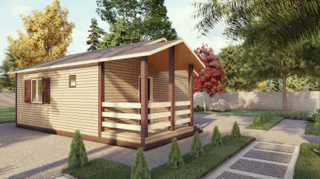 Каркасный дом Бастион 6x6 Каркасный дом Бастион 6x6