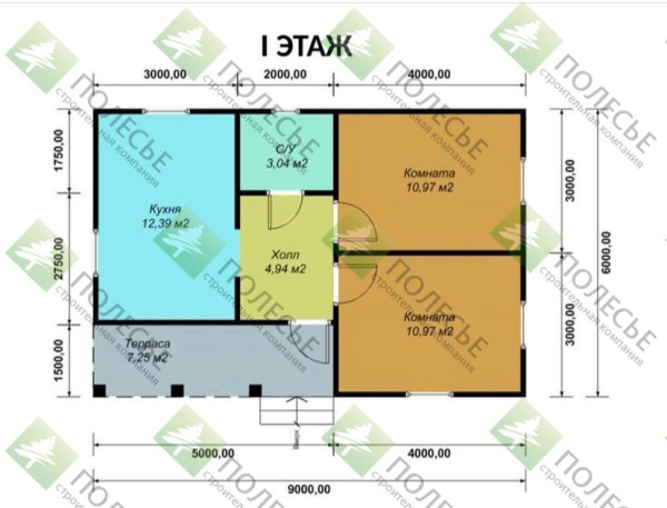 Дачный дом Дружба 6х9