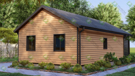 Каркасный дом Макси Плюс 6x11