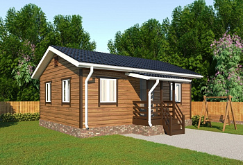 Каркасный дом Фазенда-2 6x8 Каркасный дом Фазенда-2 6x8