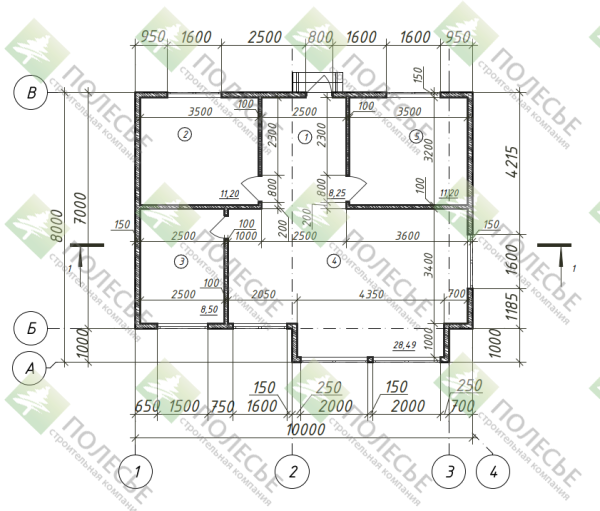 Каркасный дом Рай 7x10