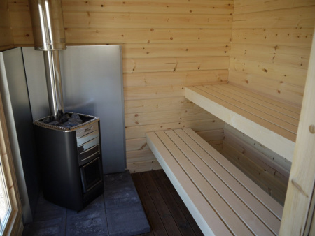 Каркасная баня Оптима 6x6